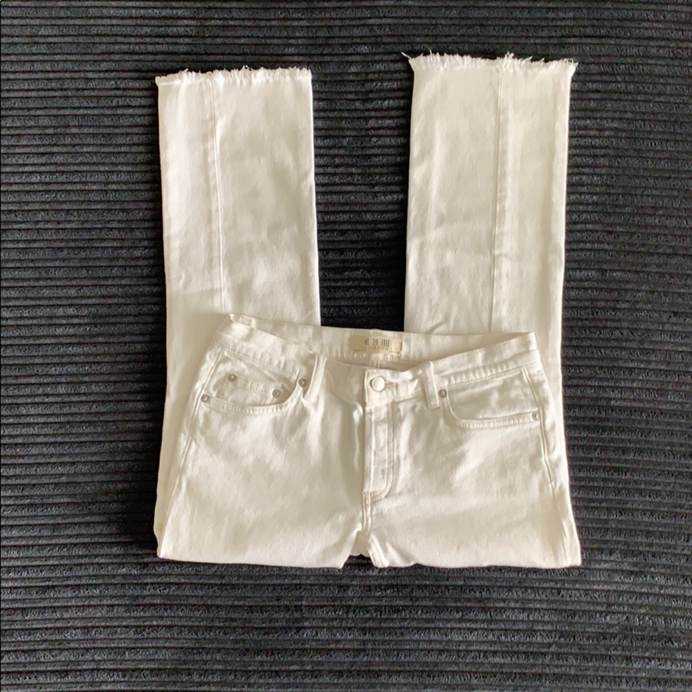 Free People white denim 27